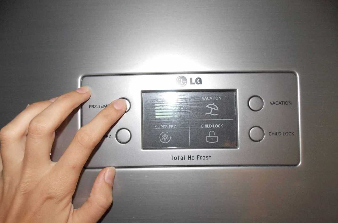 Как настроить холодильник LG